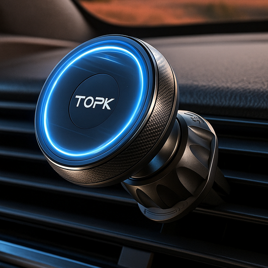 Support magnétique pour téléphone de voiture