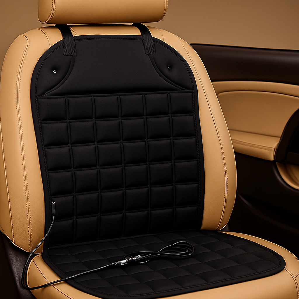 Coussin chauffant pour siège auto