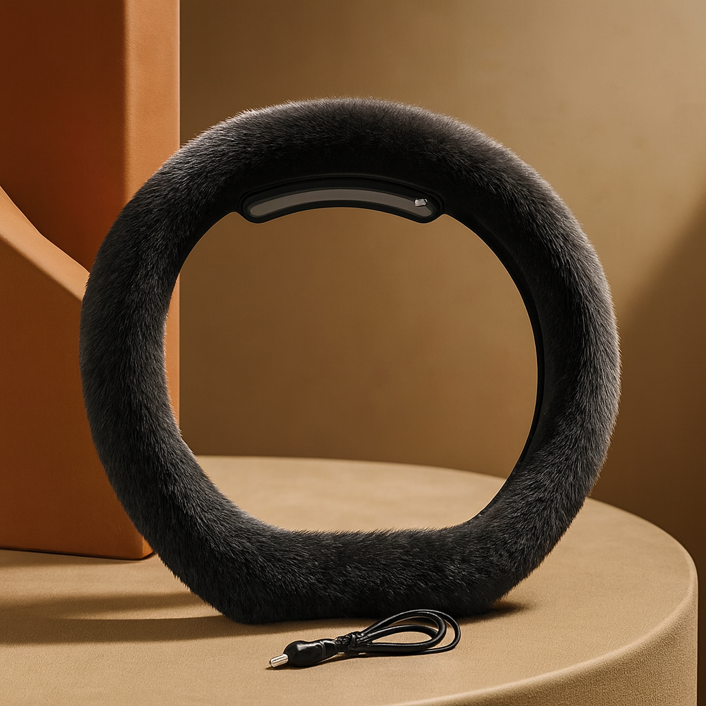 Housse de volant chauffante sans fil