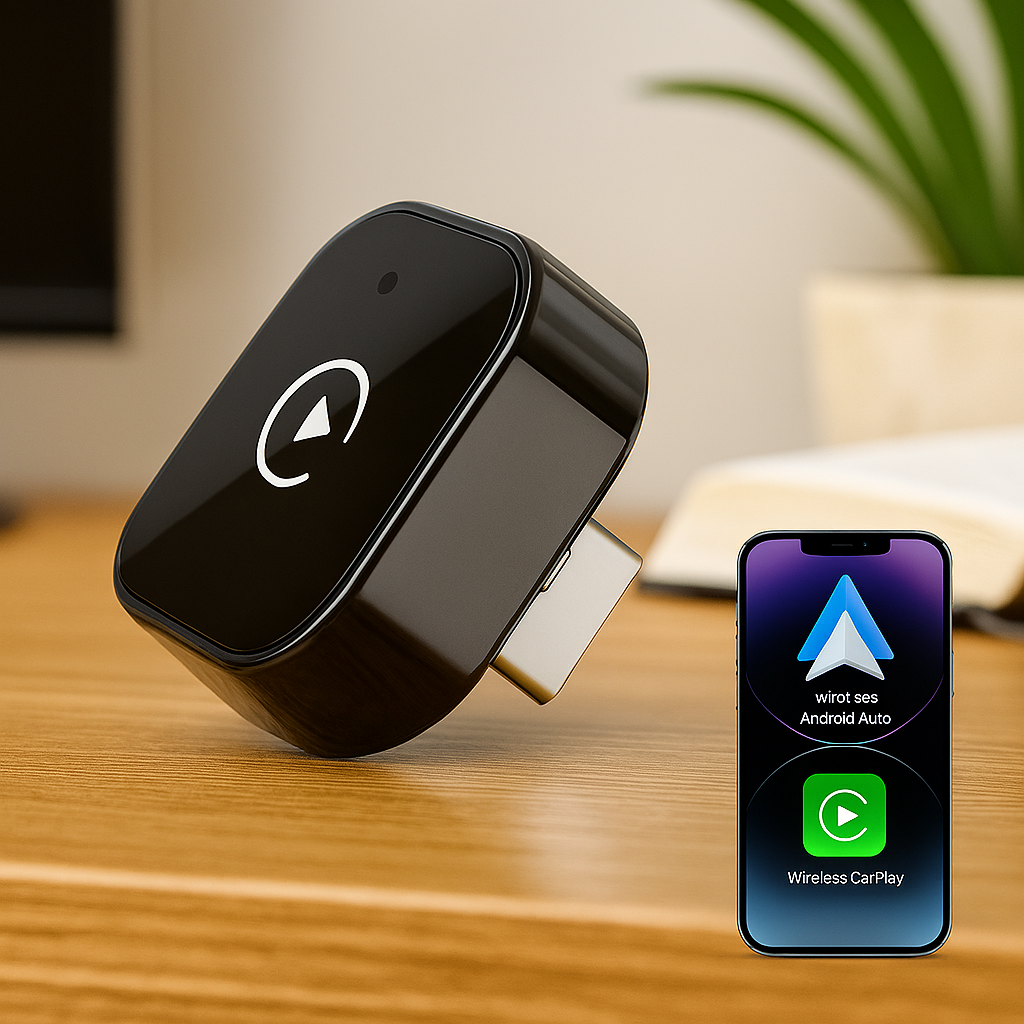 Adaptateur sans fil pour CarPlay et Android Auto