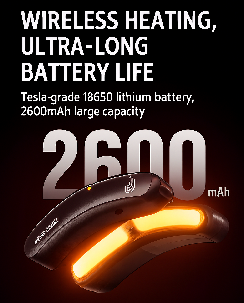 Housse de volant chauffante sans fil