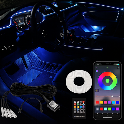 Kit d'éclairage d'ambiance LED pour intérieur de voiture