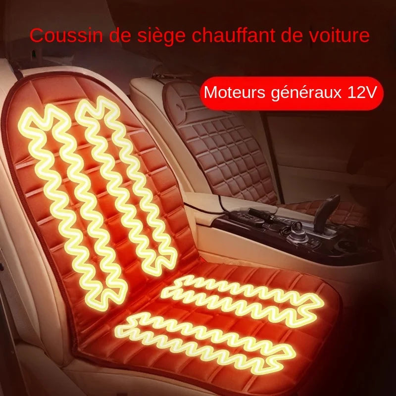Coussin chauffant pour siège auto