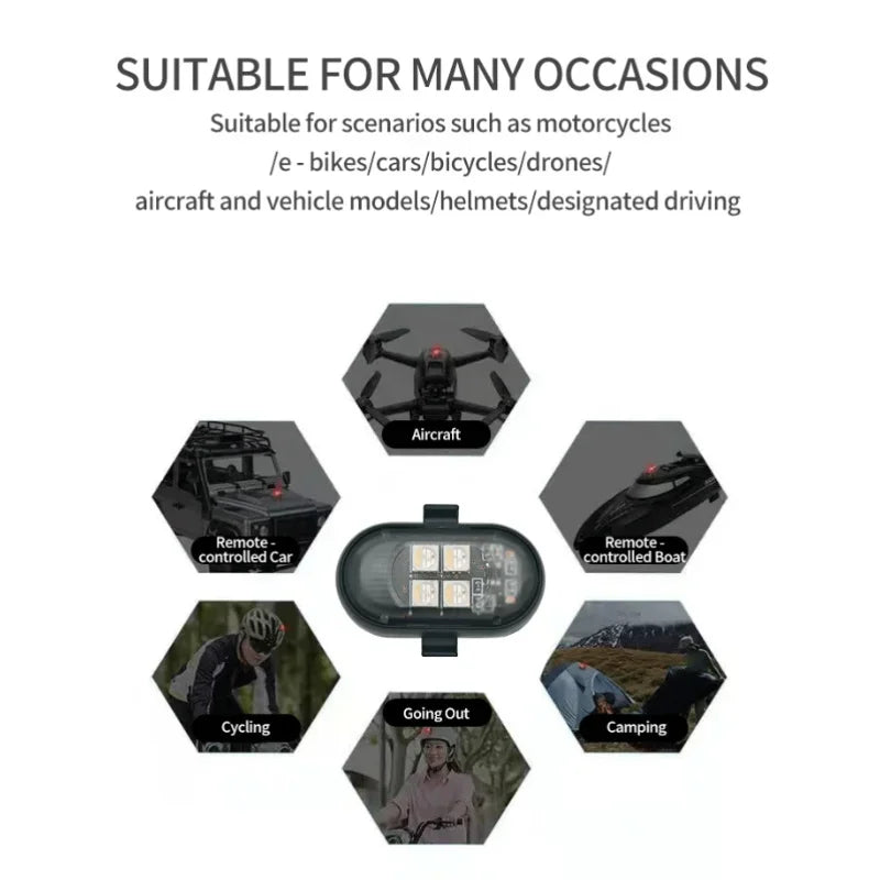 Feux stroboscopiques LED sans fil pour voiture