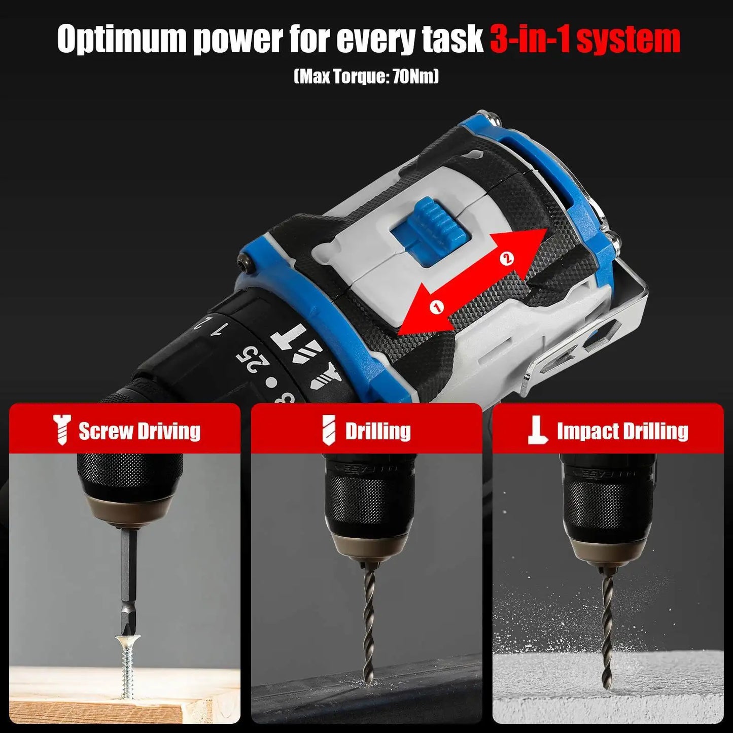 Perceuse sans fil sans balais