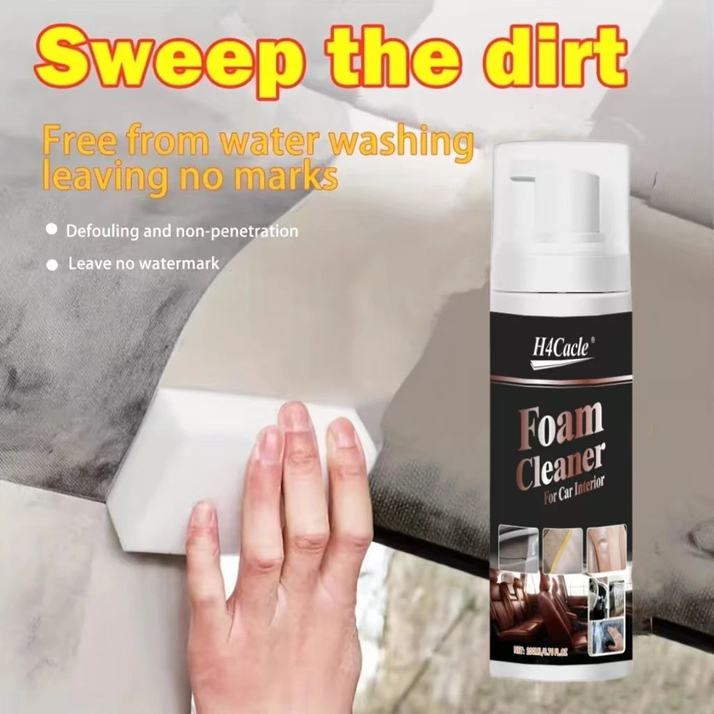 Nettoyant mousse multifonctionnel pour l'intérieur de voiture