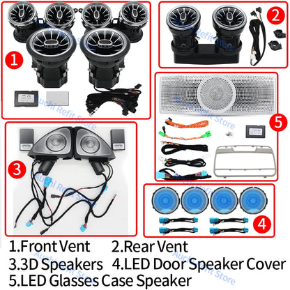 Éclairage d’ambiance 3D pour Mercedes-Benz Classe E Coupé AMG