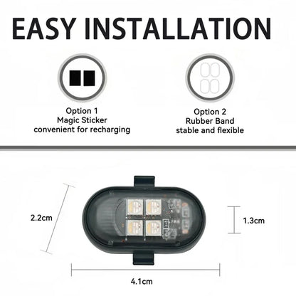 Feux stroboscopiques LED sans fil pour voiture