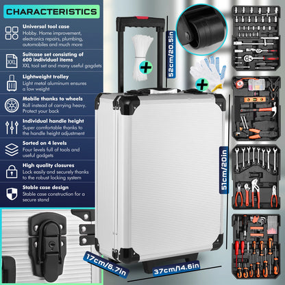 Coffret d'outils de 799 pièces